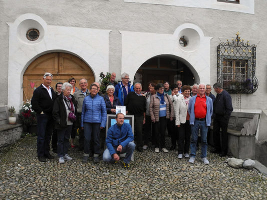 Gruppe am Seniorenausflug Stein 2019
