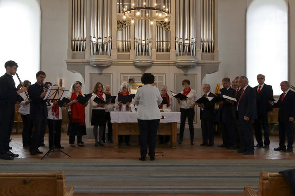 Kirchenchor Nesslau am Ostersonntag 2019 in der Kirche Nesslau