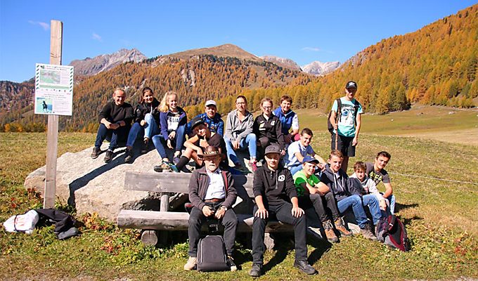Gruppe im Konflager 2017 in Tschierv