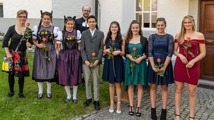 Gruppenbild | Konfirmation 20. September 2020 in Krummenau